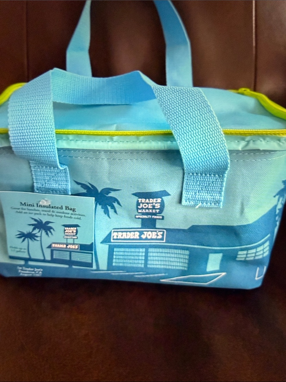 Trader Joe's Blue Mini Insulated Lunch cooler 🆕